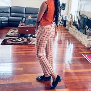 Vintage Plaid Abercrombie & Fitch Plaid Flare Pants